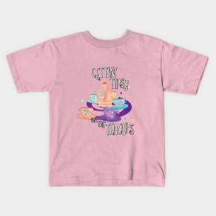 Gettin' Tipsy on the Teacups Kids T-Shirt